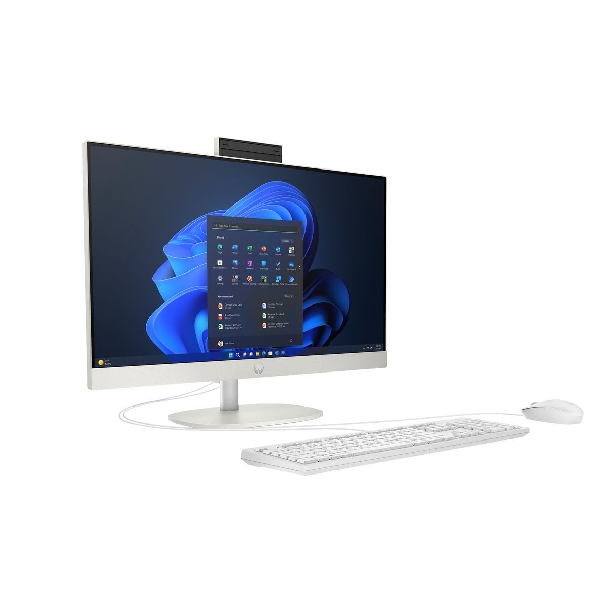HP ProOne 240 G10 Intel Core i5 i5-1334U 60,5 cm (23.8") 1920 x 1080 Pixel PC All-in-one 16 GB DDR4-SDRAM 512 GB SSD Windows 11 Pro Wi-Fi 6 (802.11ax) Bianco [9M9H7AT#ABZ]