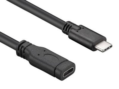 Hamlet XCUC-UC-MF10 cavo USB 1 m USB 3.2 Gen 1 (3.1 Gen 1) USB C Nero [XCUC-UC-MF10]