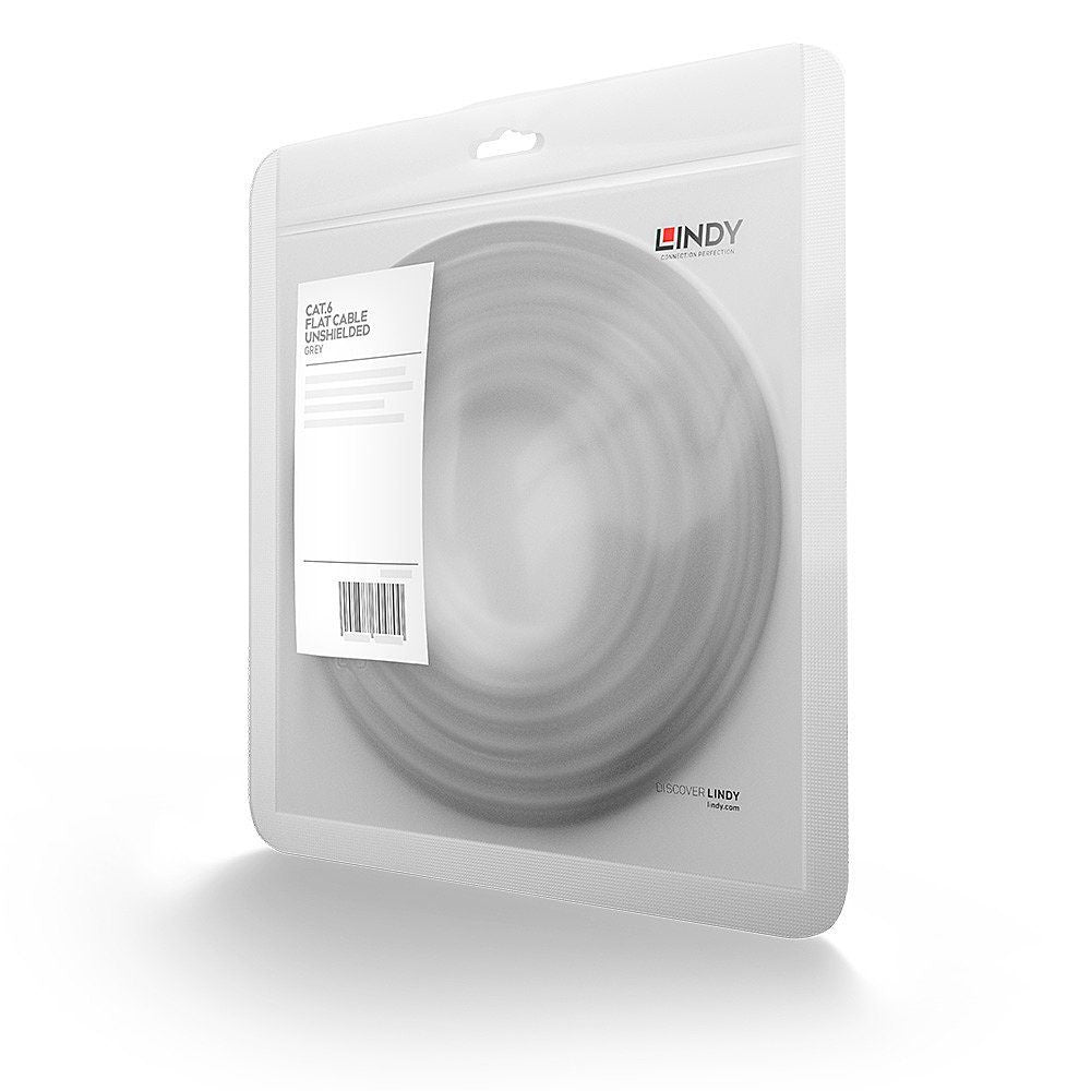 Lindy 47491 cavo di rete Grigio 1 m Cat6 [LINDY47491]