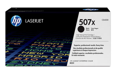 HP Cartuccia Toner originale nero ad alta capacità LaserJet 507X [CE400X]