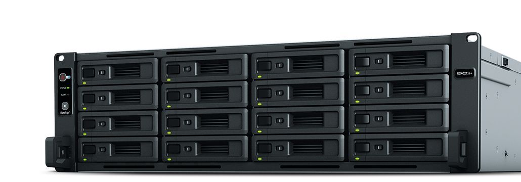 Synology RackStation RS4021XS+ server NAS e di archiviazione Server di archiviazione Armadio (3U) Collegamento ethernet LAN Nero D-1541 [RS4021XS+]