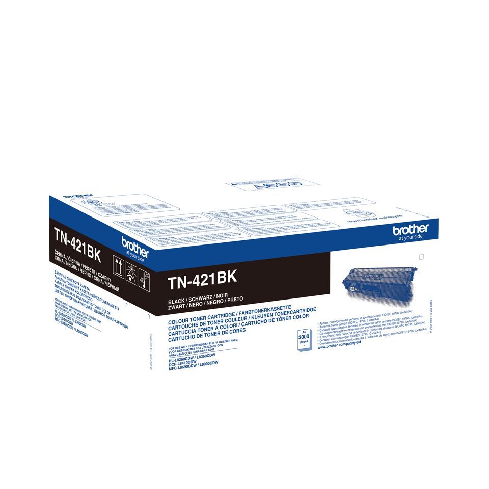 Brother TN-421BK cartuccia toner 1 pz Originale Nero [TN421BK]