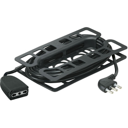 Prolunga dom. da 5m con Presa Maschio 16A e Presa Femm. Bipasso 10/16A -Nero- [BT-2528N]