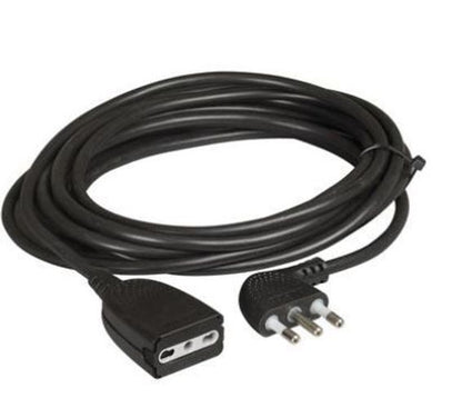 Prolunga dom. da 5m con Presa Maschio 16A e Presa Femm. Bipasso 10/16A -Nero- [BT-2528N]