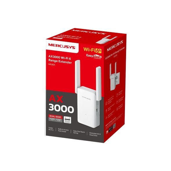 Mercusys ME80X moltiplicatore di rete Bianco 100, 1000 Mbit/s [ME80X]