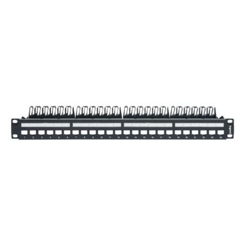 PANNELLO LCS VUOTO PER 24 CONNETTORI -RJ45 per Cat.5E,6,6A [LG-632850]