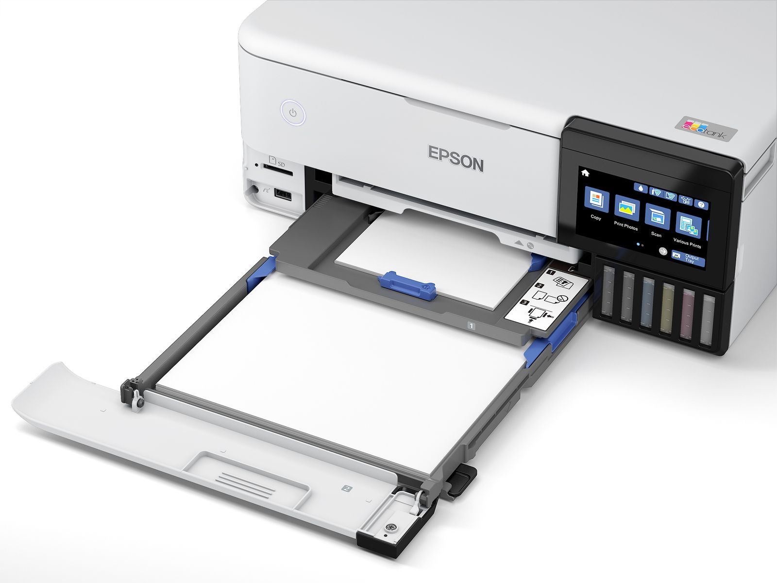 Epson EcoTank ET-8500 stampante fotografica multifunzione a serbatoio [C11CJ20401]