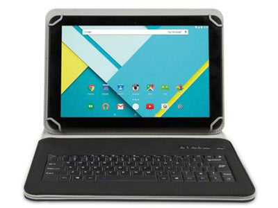 Hamlet Universal Cover 101 KBT2 custodia universale con tastiera bluetooth removibile per tablet da 19,1'' [XPADCV101KBT2]