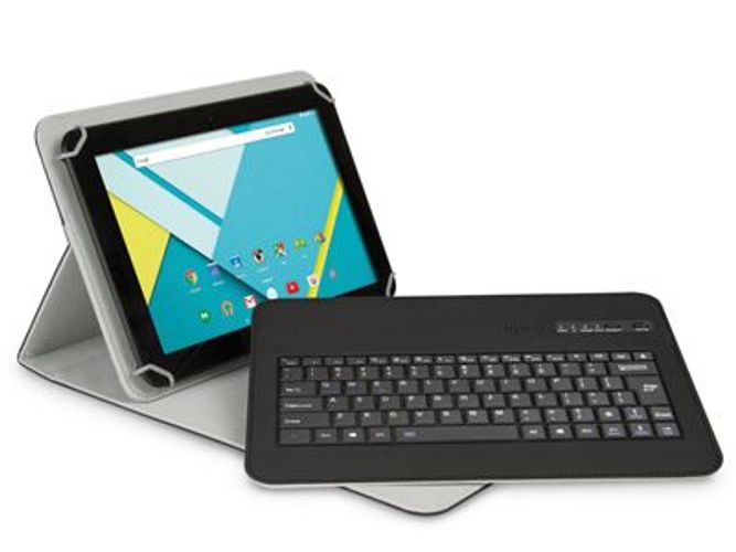 Hamlet Universal Cover 101 KBT2 custodia universale con tastiera bluetooth removibile per tablet da 19,1'' [XPADCV101KBT2]