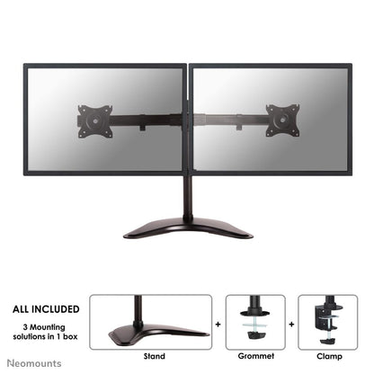 Neomounts NM-D335DBLACK Supporto per monitor 10-27" [NM-D335DBLACK]