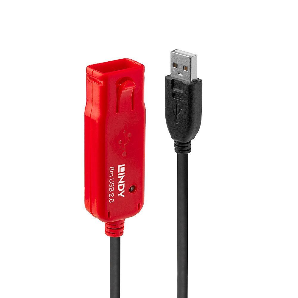 Lindy 42780 cavo USB USB 2.0 8 m USB A Nero [LINDY42780]