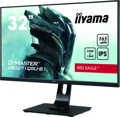 iiyama G-MASTER GB3271QSU-B1 Monitor PC 80 cm (31.5") 2560 x 1440 Pixel Wide Quad HD LED Nero [GB3271QSU-B1]
