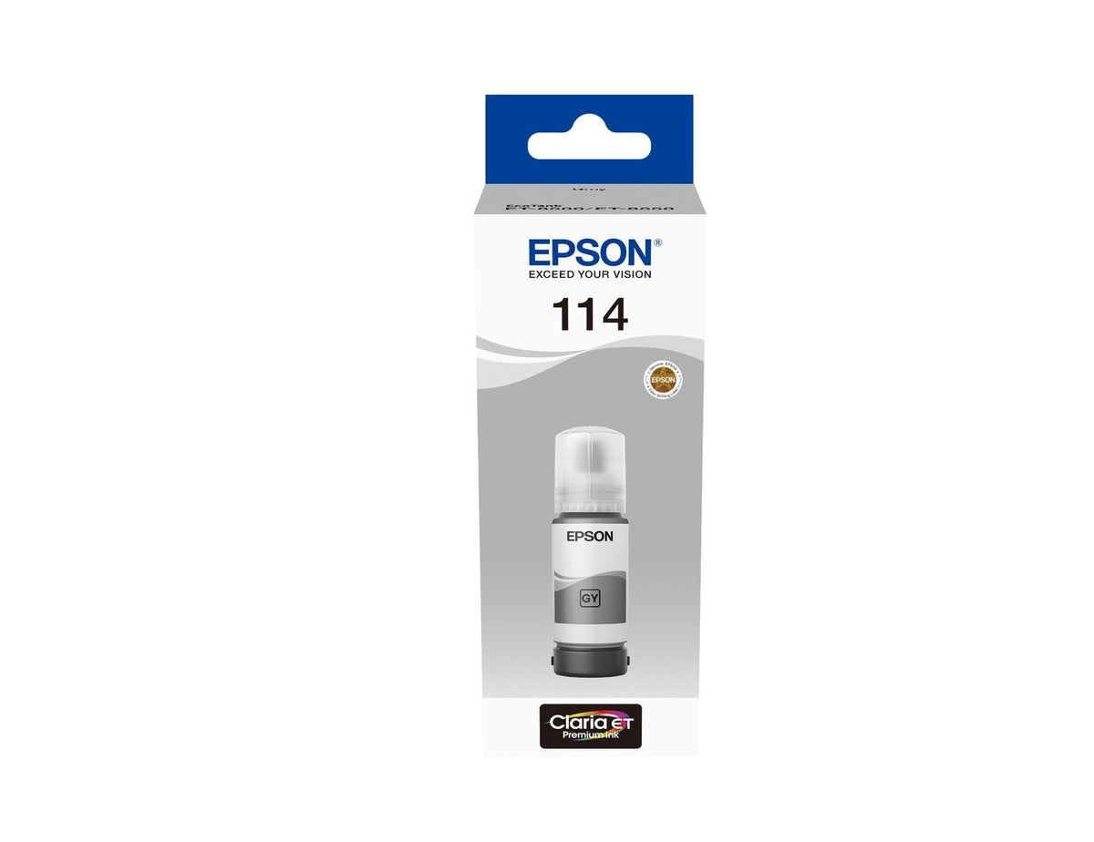Epson 114 EcoTank Grey ink bottle [C13T07B540]
