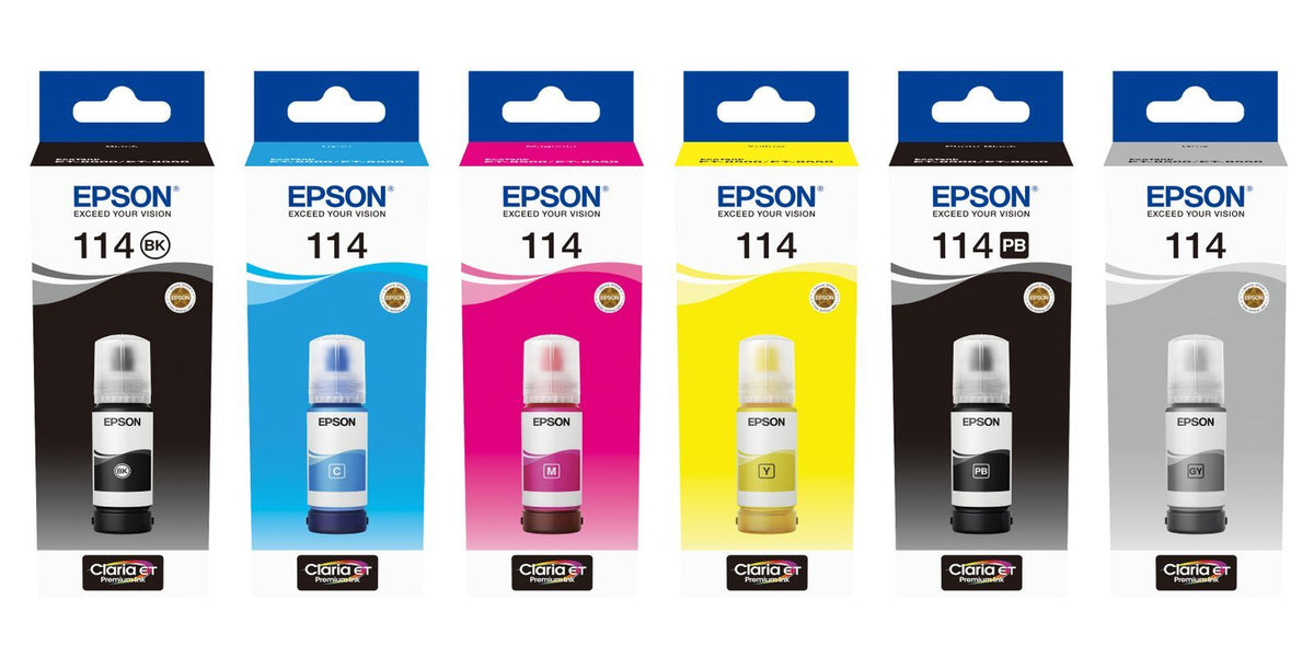 Epson 114 EcoTank Grey ink bottle [C13T07B540]