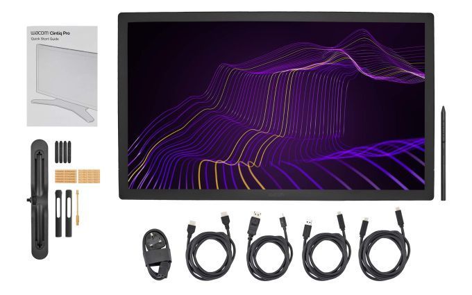 Wacom CINTIQ PRO 27 tavoletta grafica Nero 5080 lpi (linee per pollice) 596 x 335 mm [DTH271K0B-ST]