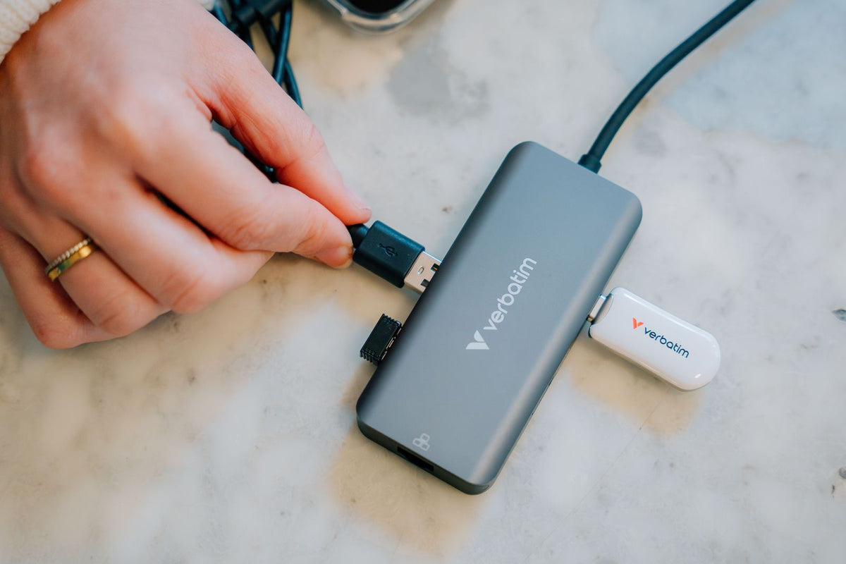 Verbatim 32157 hub di interfaccia USB 3.2 Gen 1 (3.1 Gen 1) Type-C 5000 Mbit/s Grigio [32157]