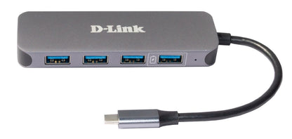 D-Link DUB-2340 hub di interfaccia USB tipo-C 5000 Mbit/s Grigio [DUB-2340] - ITPartners