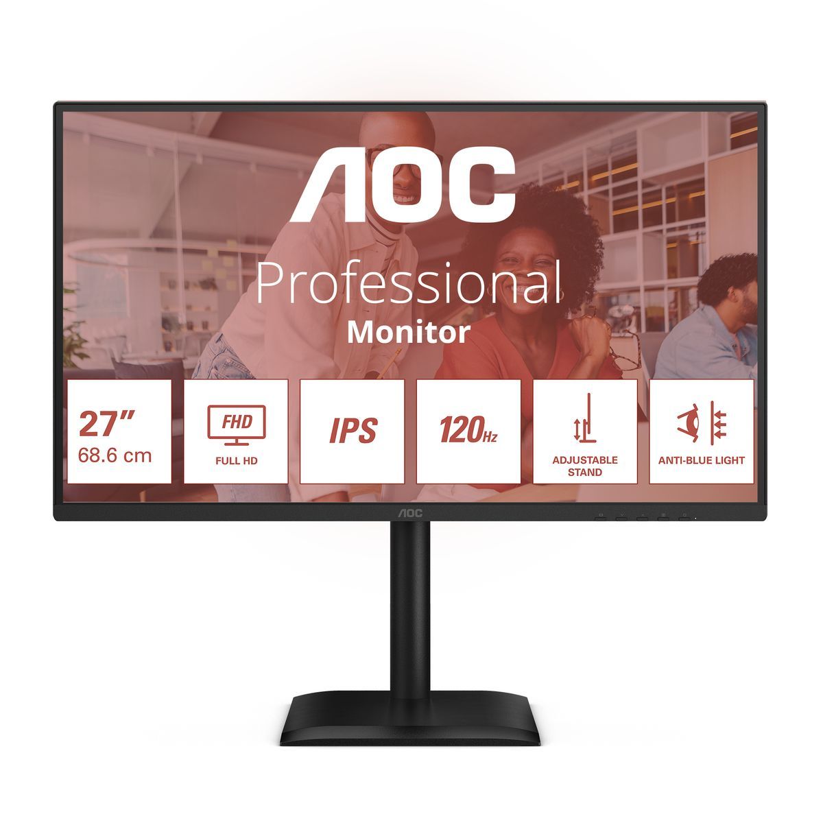 AOC 27E4U Monitor PC 68,6 cm (27") 1920 x 1080 Pixel Full HD LED Nero [27E4U]