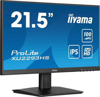 iiyama ProLite XU2293HS-B6 Monitor PC 54,6 cm (21.5") 1920 x 1080 Pixel Full HD LED Nero [XU2293HS-B6]