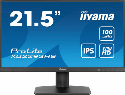iiyama ProLite XU2293HS-B6 Monitor PC 54,6 cm (21.5") 1920 x 1080 Pixel Full HD LED Nero [XU2293HS-B6]