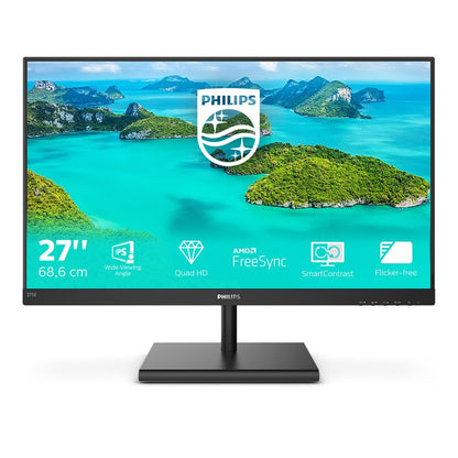 Philips E Line 275E1S/00 LED display 68,6 cm (27") Quad HD Opaco Nero [275E1S/00]
