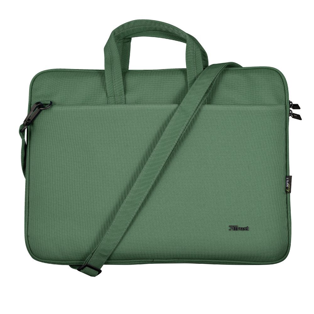 Trust Bologna Sottile borsa per laptop ecocompatibile, per laptop da 16 pollici - Verde [24450]
