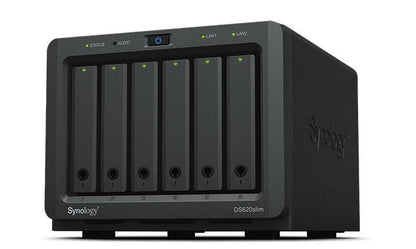 Synology DiskStation DS620SLIM server NAS e di archiviazione Desktop Collegamento ethernet LAN Nero J3355 [DS620SLIM]