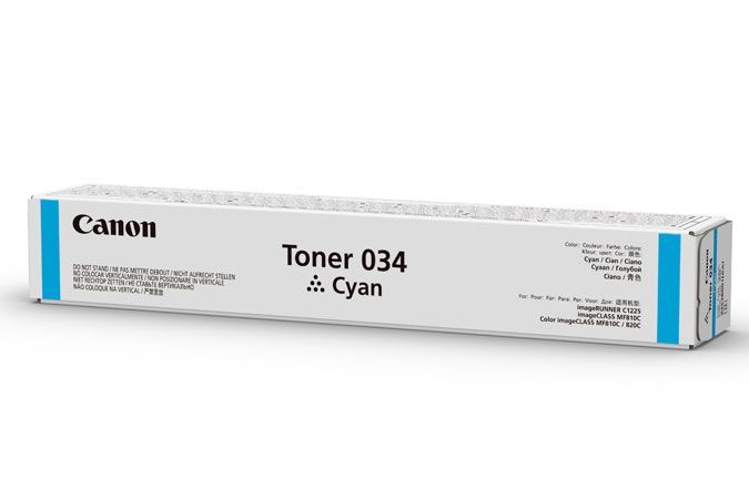Canon 034 cartuccia toner 1 pz Originale Ciano [9453B001]