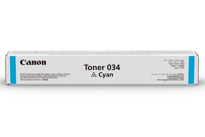 Canon 034 cartuccia toner 1 pz Originale Ciano [9453B001]