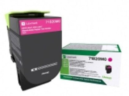 Lexmark 71B20M0 cartuccia toner 1 pz Originale Magenta [71B20M0]