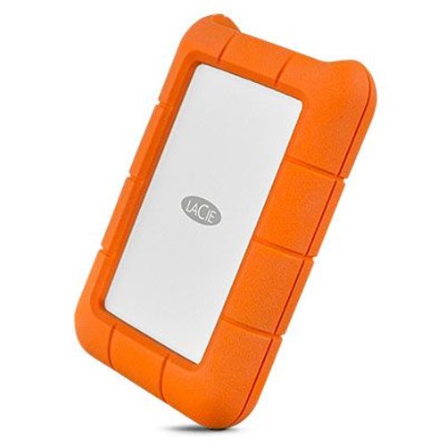 LaCie Rugged USB-C disco rigido esterno 2 TB 2.5" USB tipo-C 3.2 Gen 1 (3.1 Gen 1) Arancione, Argento [STFR2000800]