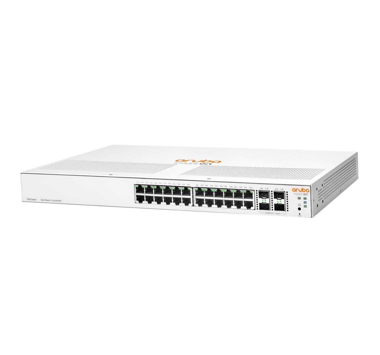 HPE Aruba Networking Aruba Instant On 1930 24G Class4 PoE 4SFP/SFP+ 195W Gestito L2+ Gigabit Ethernet (10/100/1000) Supporto Power over Ethernet (PoE) 1U Bianco [JL683B#ABB]