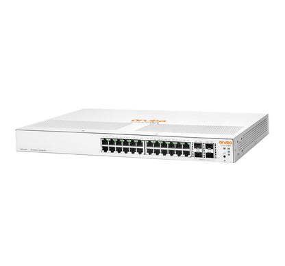 HPE Aruba Networking Aruba Instant On 1930 24G Class4 PoE 4SFP/SFP+ 195W Gestito L2+ Gigabit Ethernet (10/100/1000) Supporto Power over Ethernet (PoE) 1U Bianco [JL683B#ABB]