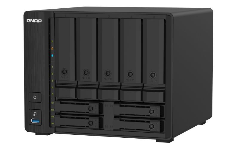QNAP TS-932PX NAS Tower Collegamento ethernet LAN Nero Alpine AL-324 [TS-932PX-4G]