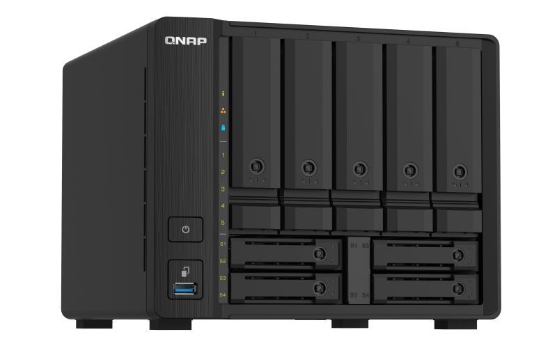 QNAP TS-932PX NAS Tower Collegamento ethernet LAN Nero Alpine AL-324 [TS-932PX-4G]