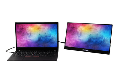 Verbatim 49590 Monitor PC 35,6 cm (14") 1920 x 1080 Pixel Full HD LCD Nero [49590]