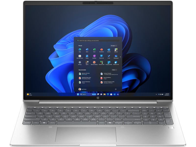 HP ProBook 460 G11 Intel Core Ultra 7 155H Computer portatile 40,6 cm (16") WUXGA 16 GB DDR5-SDRAM 512 GB SSD NVIDIA GeForce RTX 2050 Wi-Fi 6E (802.11ax) Windows 11 Pro Argento [AD1Q2ET#ABZ]