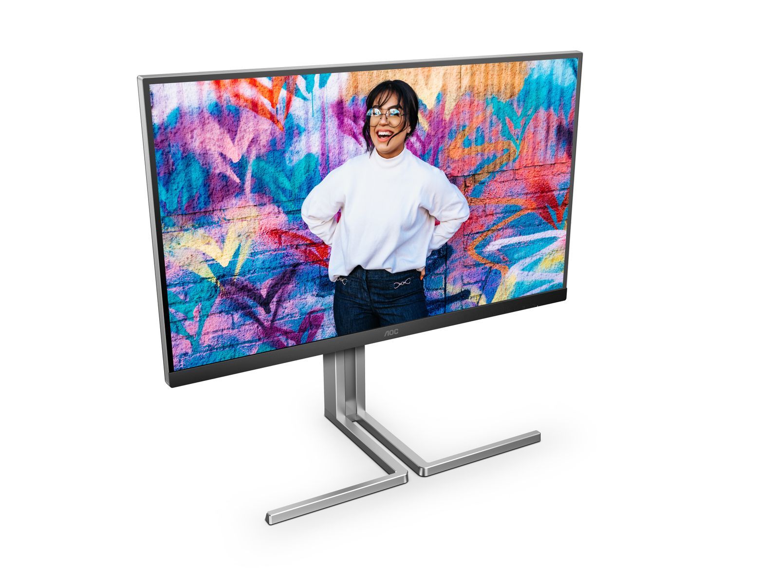 AOC MONITOR 27 IPS 16:9 4MS 420 CDM, USB-C, PIVOT, DP/HDMI [Q27U3CV]