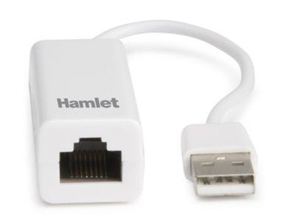 Hamlet Adattatore USB 2.0 to Lan velocità di trasferimento fino a 10/100 Mbps [HNU2F100]