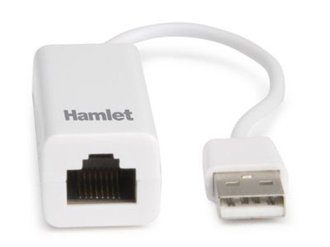 Hamlet Adattatore USB 2.0 to Lan velocità di trasferimento fino a 10/100 Mbps [HNU2F100]