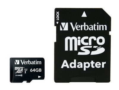 Verbatim Premium 64 GB MicroSDXC Classe 10 [44084]