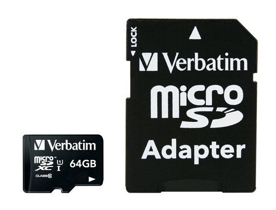 Verbatim Premium 64 GB MicroSDXC Classe 10 [44084]