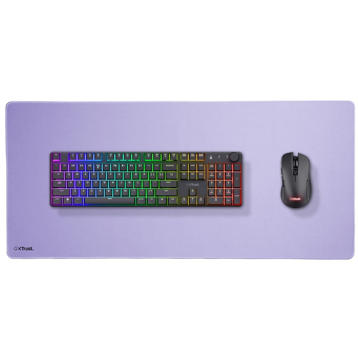 Trust GXT 759P Tappetino per mouse per gioco da computer Viola [25614]