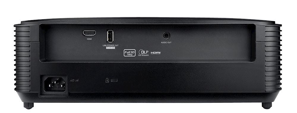 Optoma DH351 videoproiettore Proiettore a raggio standard 3600 ANSI lumen DLP 1080p (1920x1080) Compatibilità 3D Nero [DH351]