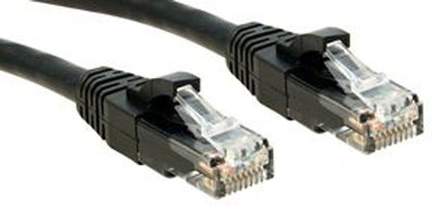 Lindy Cat.6 UTP 0.3m cavo di rete Nero 0,3 m Cat6 U/UTP (UTP) [LINDY45430]