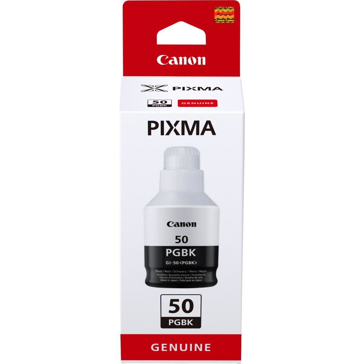 Canon GI-50 PGBK, Resa elevata, Flacone d'inchiostro, Nero [3386C001]