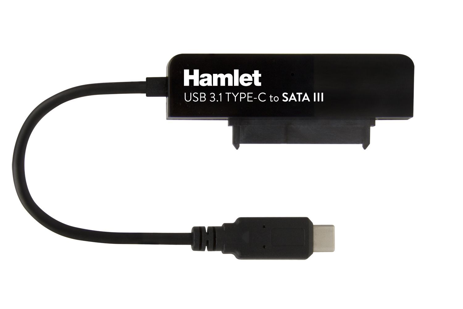 Hamlet Adattatore USB 3.1 Type-C to SATA III per collegare hard disk o unità SSD con Serial ATA [XADTC-SATA]