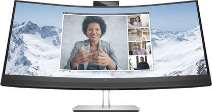 HP Monitor per video conferenze con schermo curvo E34m G4 USB-C WQHD [40Z26AA#ABB]