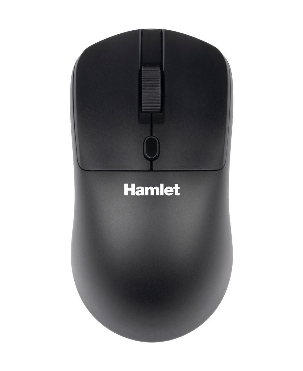 Hamlet XMICEBTW-RB mouse Casa Ambidestro RF senza fili + Bluetooth Ottico 1600 DPI [XMICEBTW-RB]