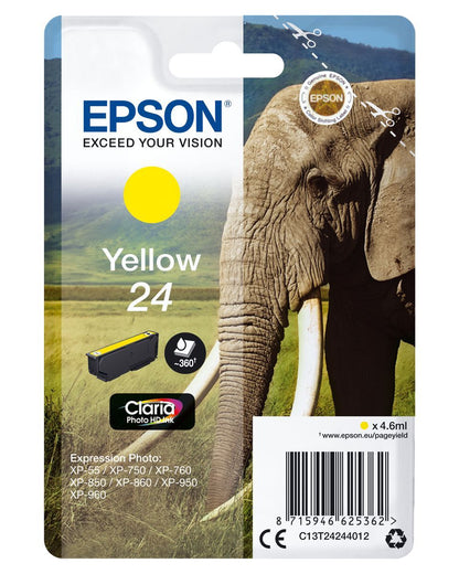 Epson Elephant Cartuccia Giallo [C13T24244012]